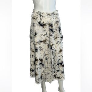 Gorgeous Fall Flowing Gray & Black Muted Tones Size Large Measured in Photos